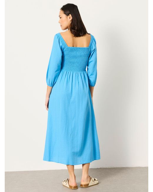 FatFace Blue Fatface Adele Petite Midi Dress