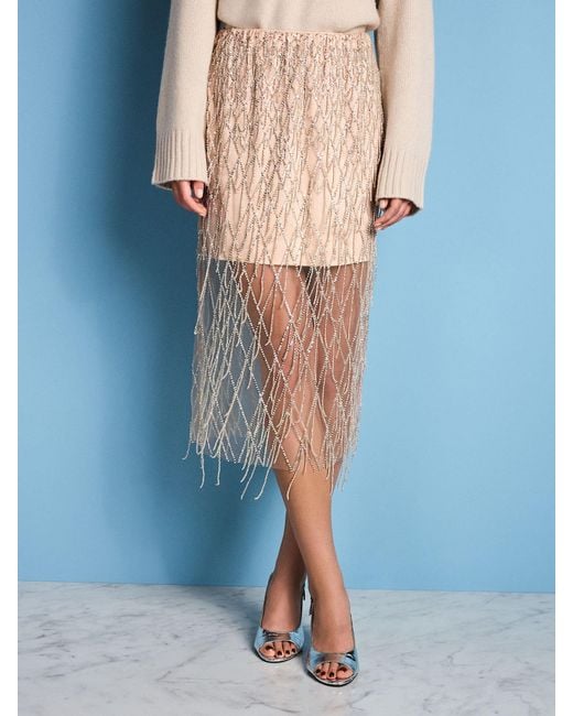 Next Natural Tabitha Simmons X Embellished Pencil Skirt