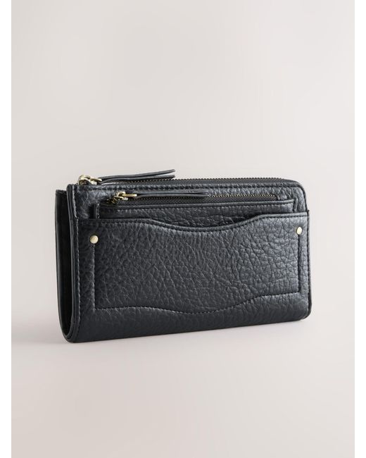 Next Gray Zip Large Purse