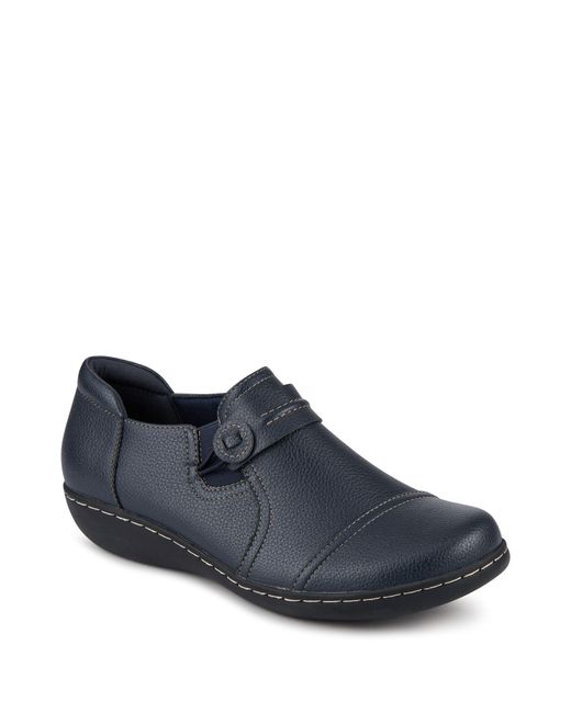Pavers Blue Smart Elasticated Slip-On Shoes