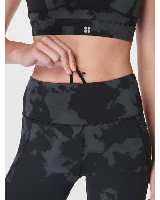 Sweaty Betty Blue 7/8 Length Power Workout Leggings