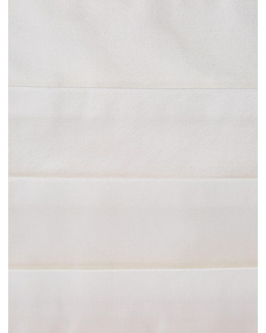 Reiss White Cameron - Ivory Silk Cummerbund, One for men