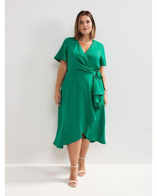 Phase Eight Green Julissa Wrap Dress
