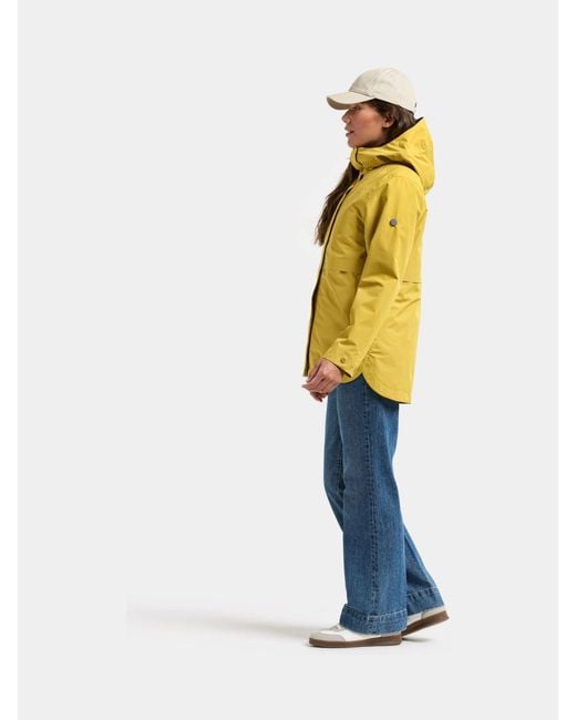 Didriksons Yellow Elsa Waterproof Coat