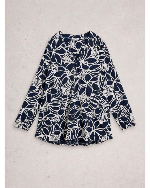 White Stuff Blue Phoebe Tunic