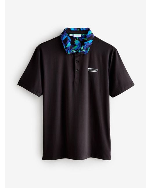 Calvin Klein Men's Black Seabury Polo Shirt