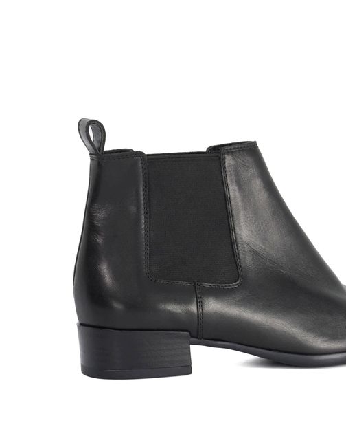 Dune Black Pinni Ankle Boots