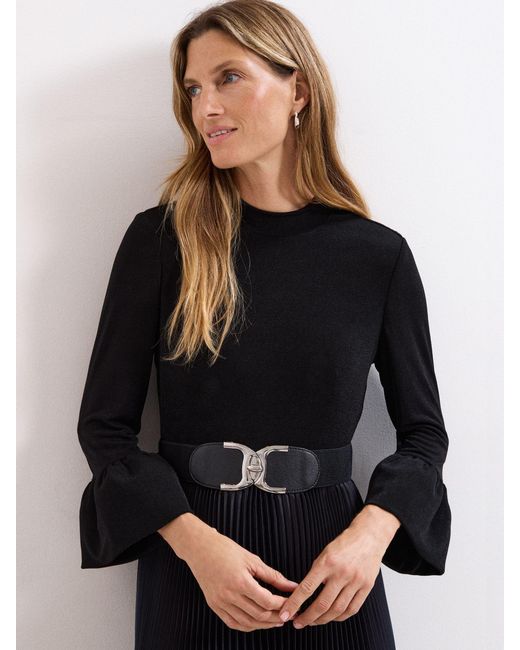 Phase Eight Black Petite Meloni Ombre Dress