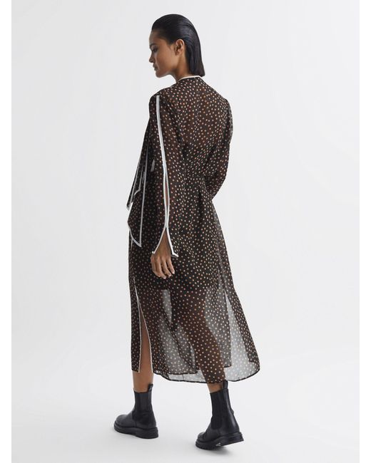 【海外限定】REISSワンピース☆Dottie Polka Dot Midi Dress, Bl Reiss Polka Dot Midi Dress | Lyst UK