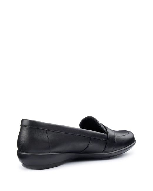 Hotter Black Extra Wide Fit Clay Slip-On Shoes