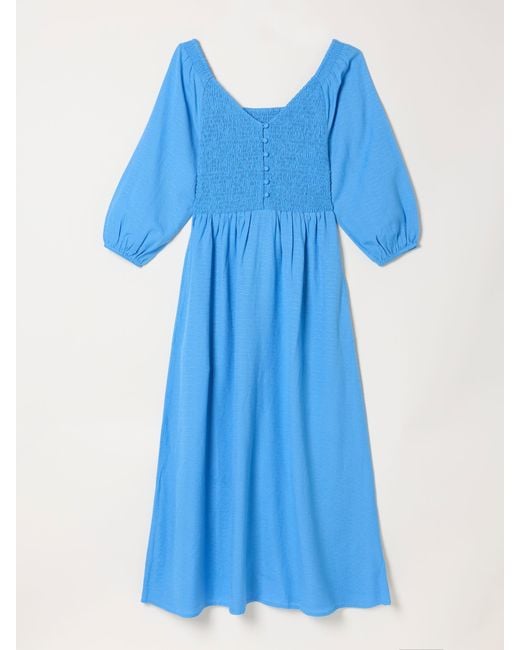 FatFace Blue Fatface Adele Petite Midi Dress