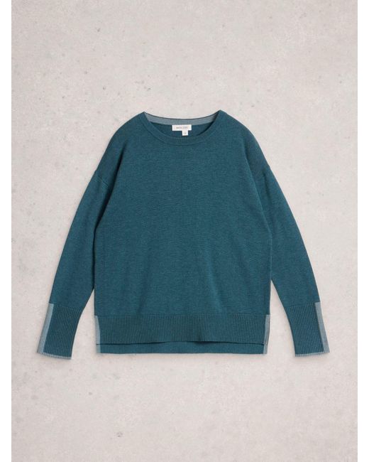 White Stuff Blue Jumper