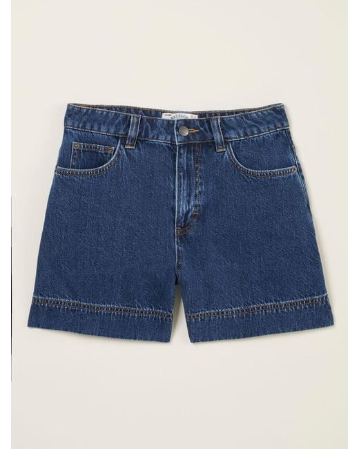 FatFace Blue Fatface Broadway 100% Cotton Denim Shorts
