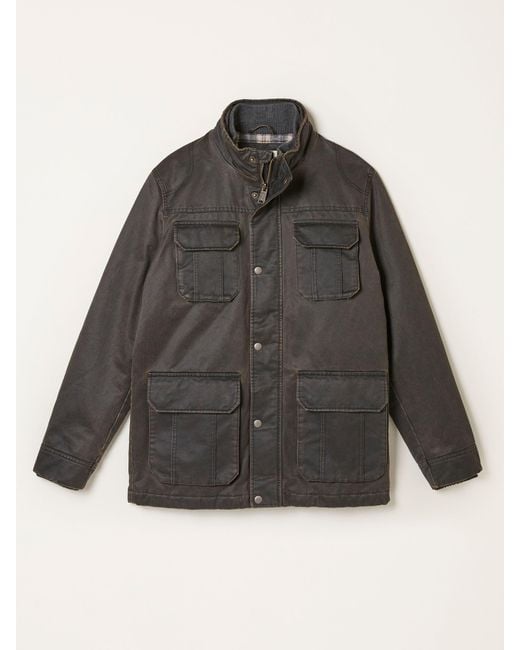 FatFace Gray Fatface Broadsands Field Jacket for men