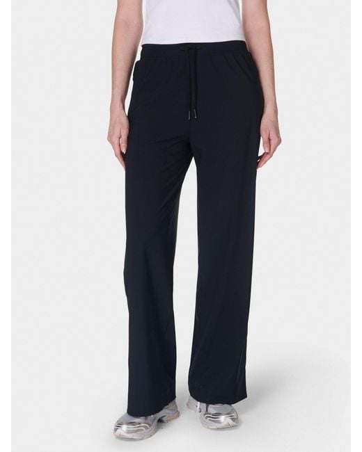 Sweaty Betty Blue 32 Inch Inside Seam Explorer Wide Leg 30 Trousers