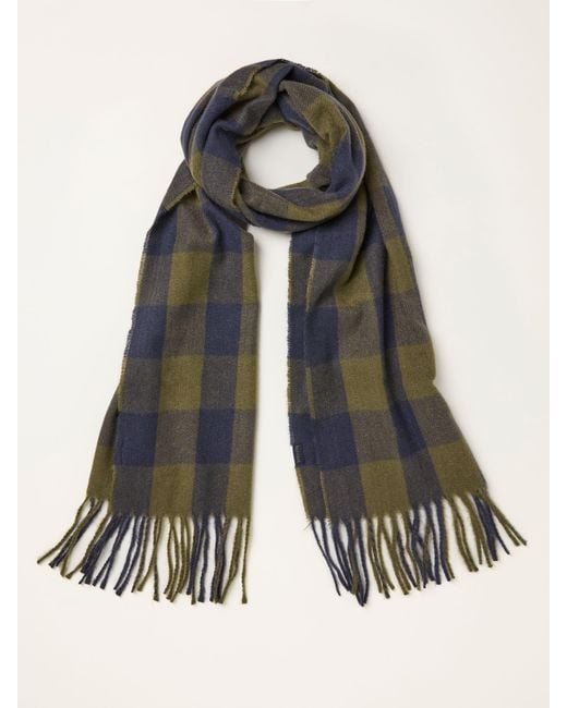 FatFace Multicolor Fatface Buffalo Check Scarf for men