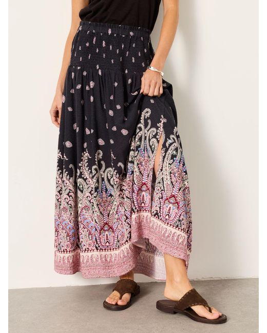 FatFace Pink Fatface Harper Midi Skirt