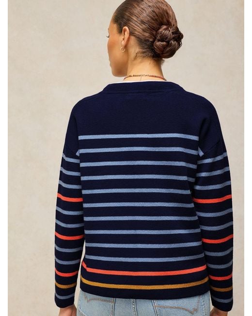 White Stuff Blue Carla Jumper
