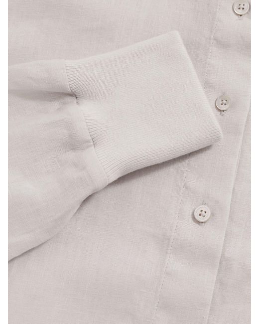 Reiss Natural Les 100 Ciels Linen Shirt