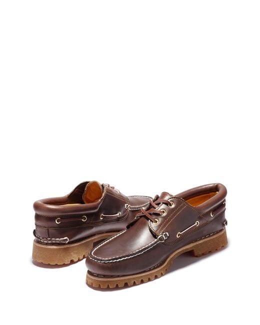 Timberland 3 Eye Lug Bootsschuhe in Brown für Herren