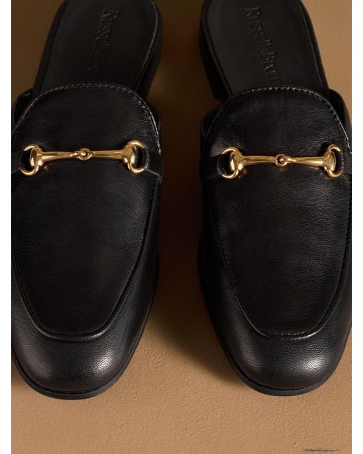 Russell & Bromley Brown Snaffle Loafers