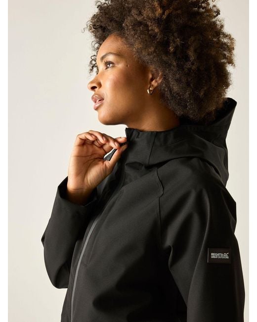 Regatta Black Levita Waterproof Jacket