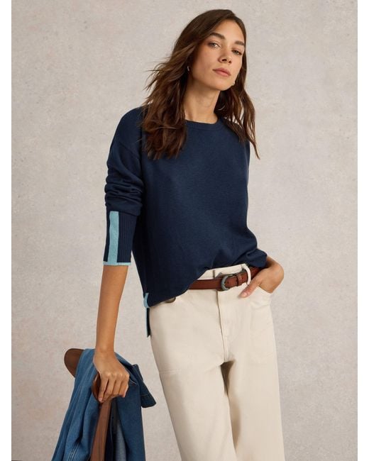White Stuff Blue Stuff Jumper