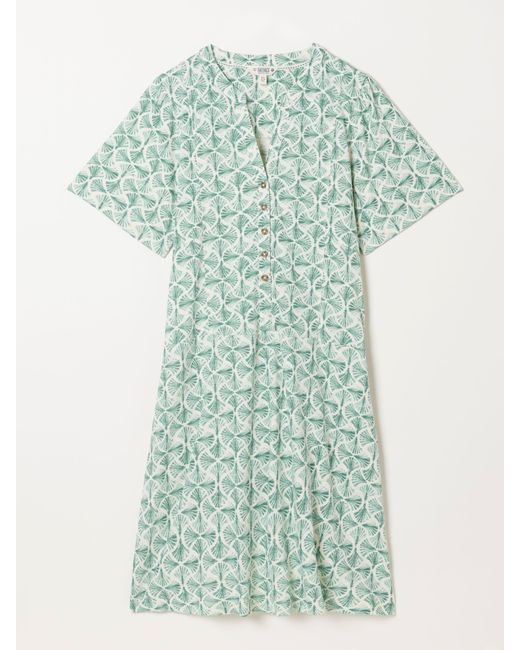 FatFace Green Fatface Maggie Petite Jersey Dress