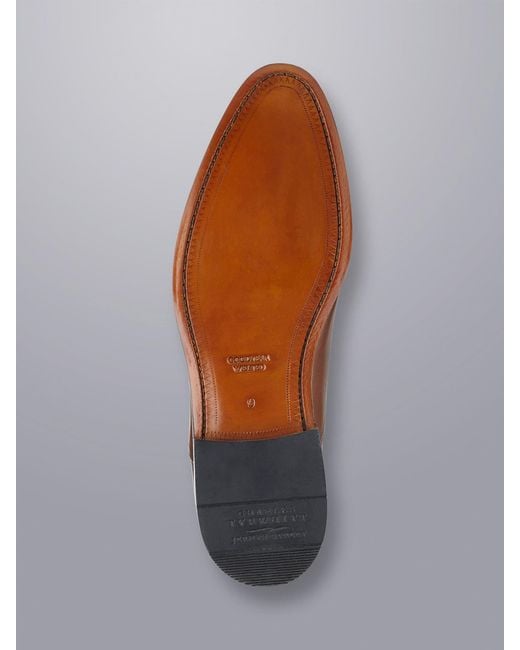 Charles Tyrwhitt Leather Oxford Shoes in Gray für Herren