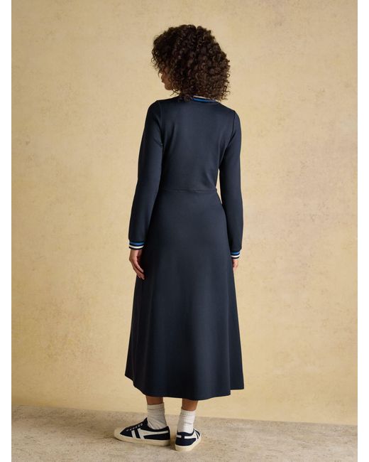 Joules Dulcie Long Sleeve Ponte Wrap Midi Dress in Blue | Lyst Joules Dulcie Long Sleeve Ponte Wrap Midi Dress in Blue | Lyst