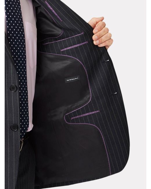 Brook Taverner Blue Suit Jacket for men