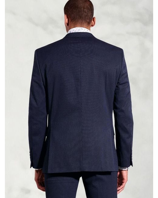 Brook Taverner Blue Washable Suit Jacket for men