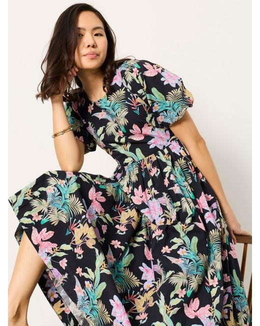 FatFace Black Fatface Bria Midi Dress