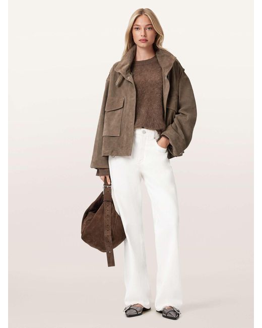 AllSaints Brown Allsaints Clay Jacket