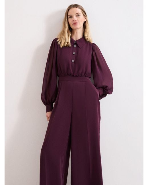 Phase Eight Purple Petite Emily Dress