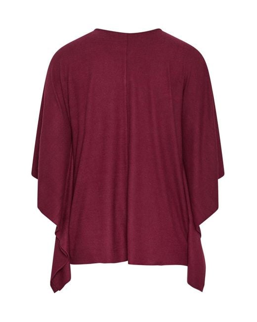 Evans Red Flat Cape Top