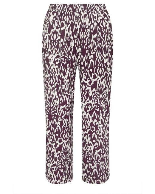 Evans White Elasticated Waist Trousers