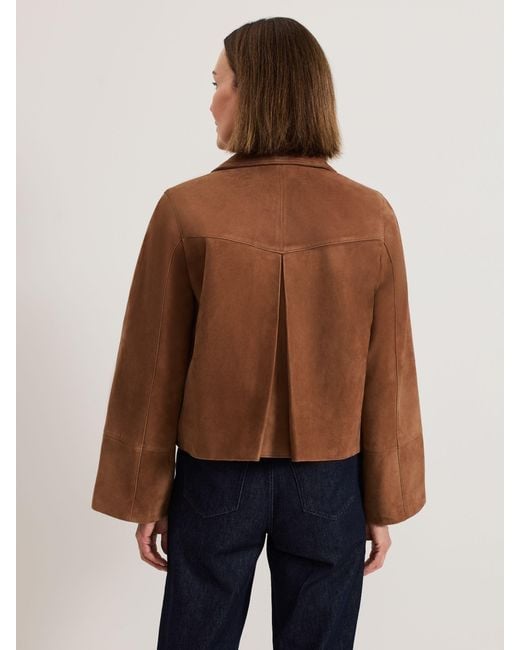 Phase Eight Brown Phase Eight Indira Suede Jacket