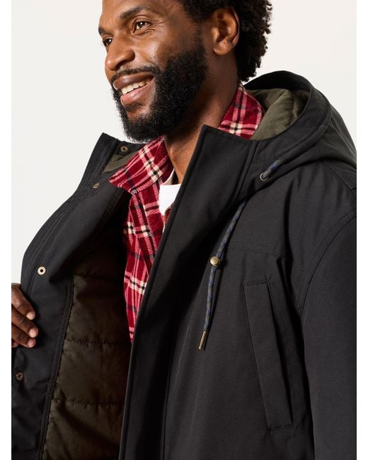 FatFace Black Fatface Bala Waterproof Jacket for men