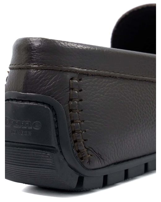 Dune White Brackley Moccasins for men