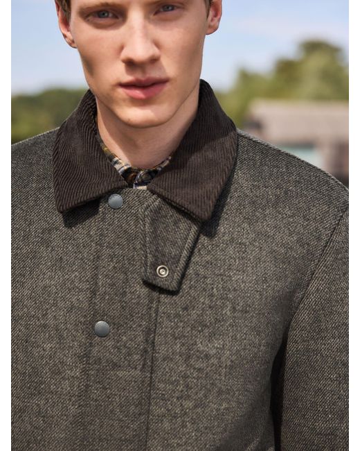 Next Black Barn Jacket for men
