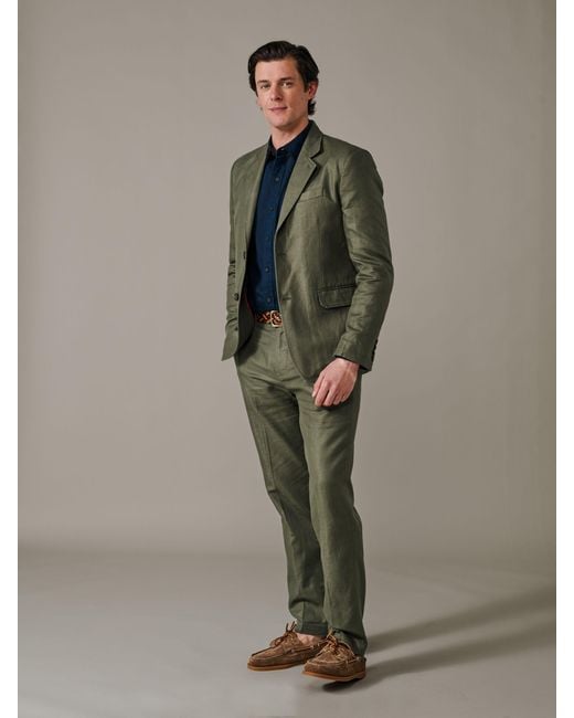 aubi Green Axholme Blazer for men