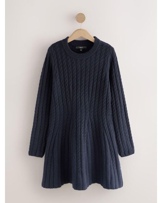 aqua blue sweet 16 dresses Women's Ella Sweater Dress | Color: Navy