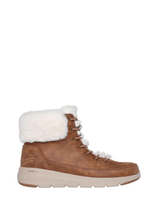 Skechers Brown Glacial Ultra Boots