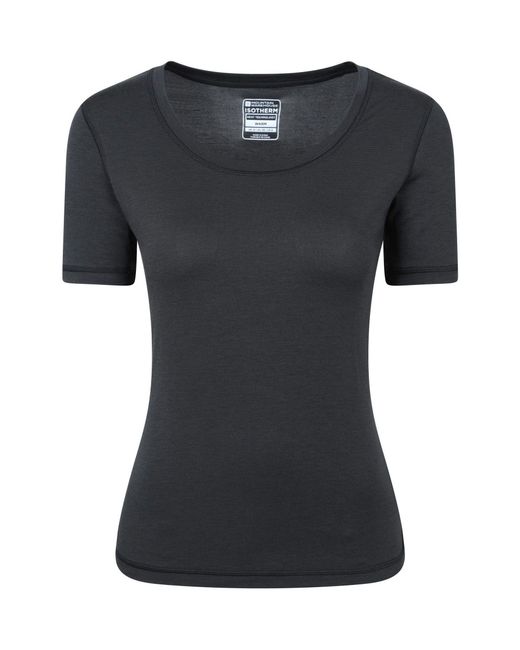 Mountain Warehouse Black Keep The Heat Short Sleeve T-Shirt