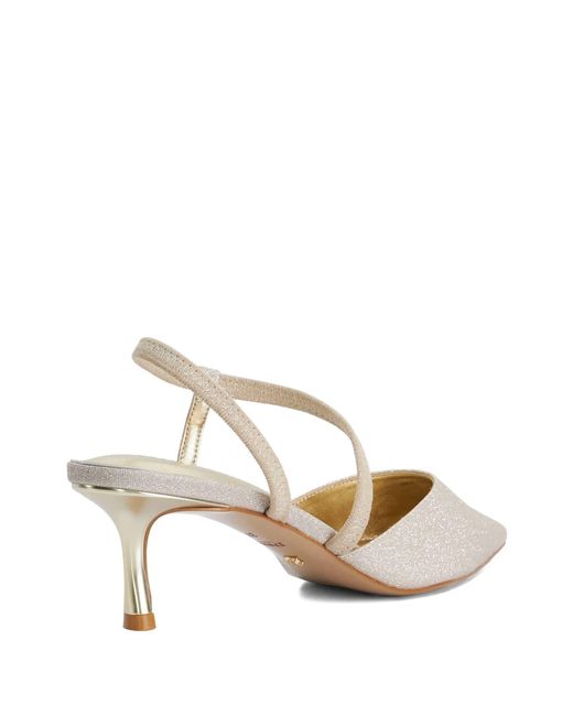 Dune White Charming Lederpumps