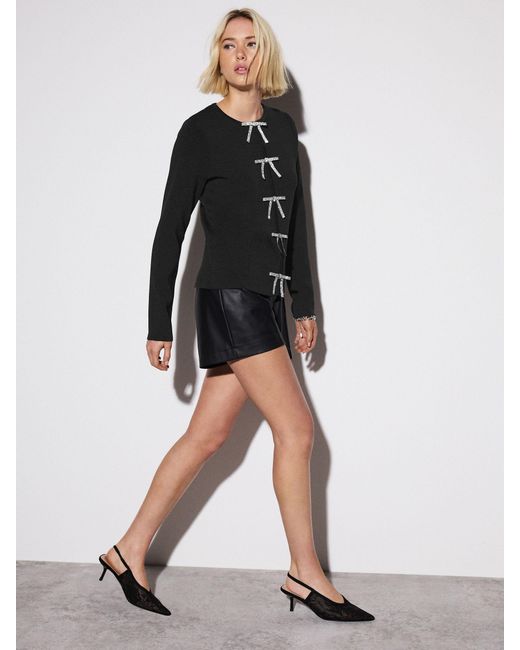 Next Black Smart Embellished Bow Jacket