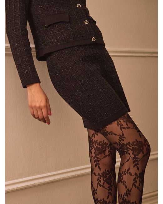 FatFace Brown Fatface Mari Boucle Skirt
