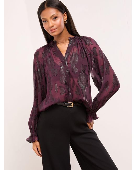 Lipsy Purple Blouse