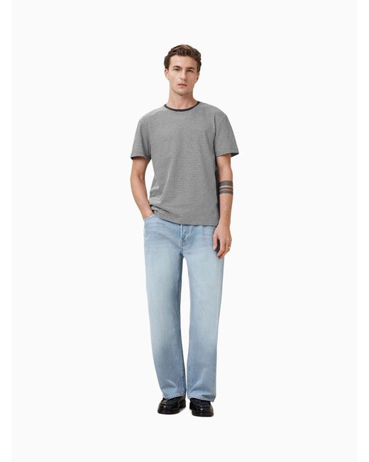 AllSaints Allsaints Dillon Crew T-Shirtgroß in Gray für Herren